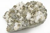 Sparkling Pyrite, Calcite and Quartz Association - Peru #213645-1
